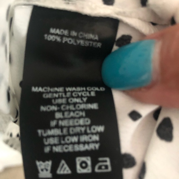 EUC Vince Camuto Polka Dot Sleeveless Top SZ L - Picture 6 of 7
